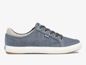 Keds Center Ii Chambray Marinblå | 1247FUQXT