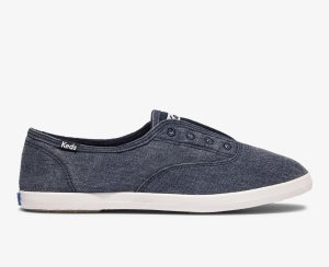 Keds Chillax Washable Feat Organic Bomull Marinblå | 3726VGKJB