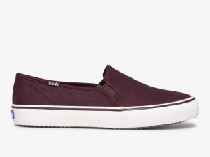 Keds Double Decker Tencel Vinröda | 8461JSVMR