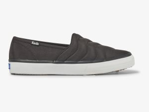 Keds Double Decker Wave Nylon Svarta | 1597ZWHUE