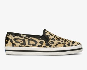 Keds Kate Spade New York Calf Hair Slip On Leopard | 1597ICGJQ