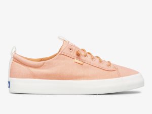 Keds Kickback Canvas Korall | 2460ZCYPJ