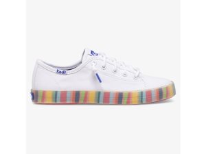 Keds Kickstart Seasonal Vita Olika Färger | 7293ZVOBD