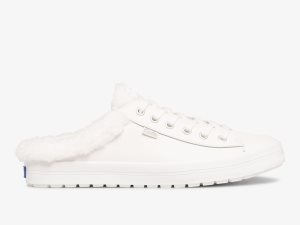 Keds Kickstart Trx Mule Läder Vita | 3608EAFQY