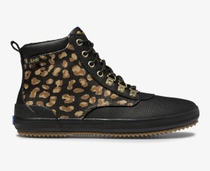 Keds Scout Boot Ii Vatten-resistant Canvas Rain Boot Leopard | 6071QOWYE