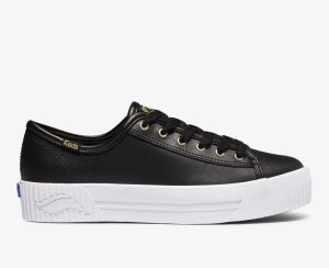 Keds Triple Kick Amp Läder Svarta | 3842OFNEU