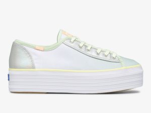 Keds Triple Up Fade Canvas Gröna Olika Färger | 4781ZKVXA