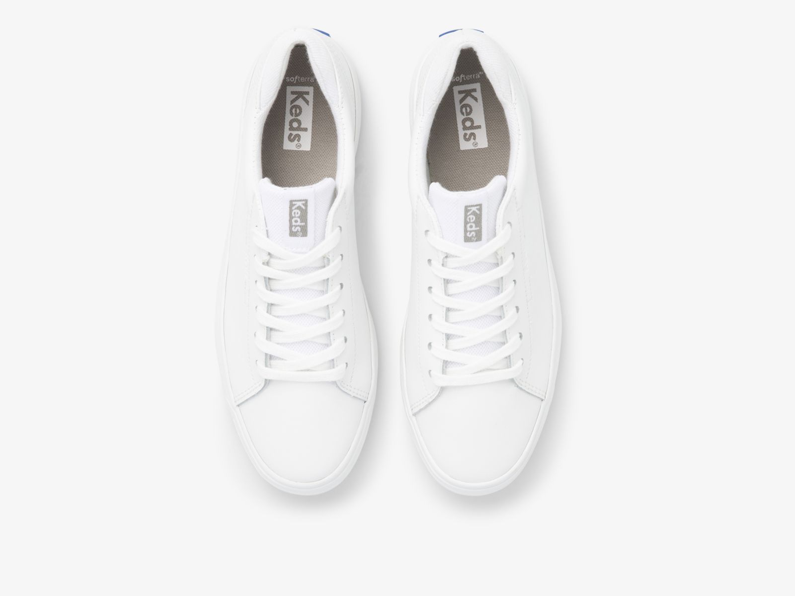 Keds Alley Läder Vita | 7839PUWNB