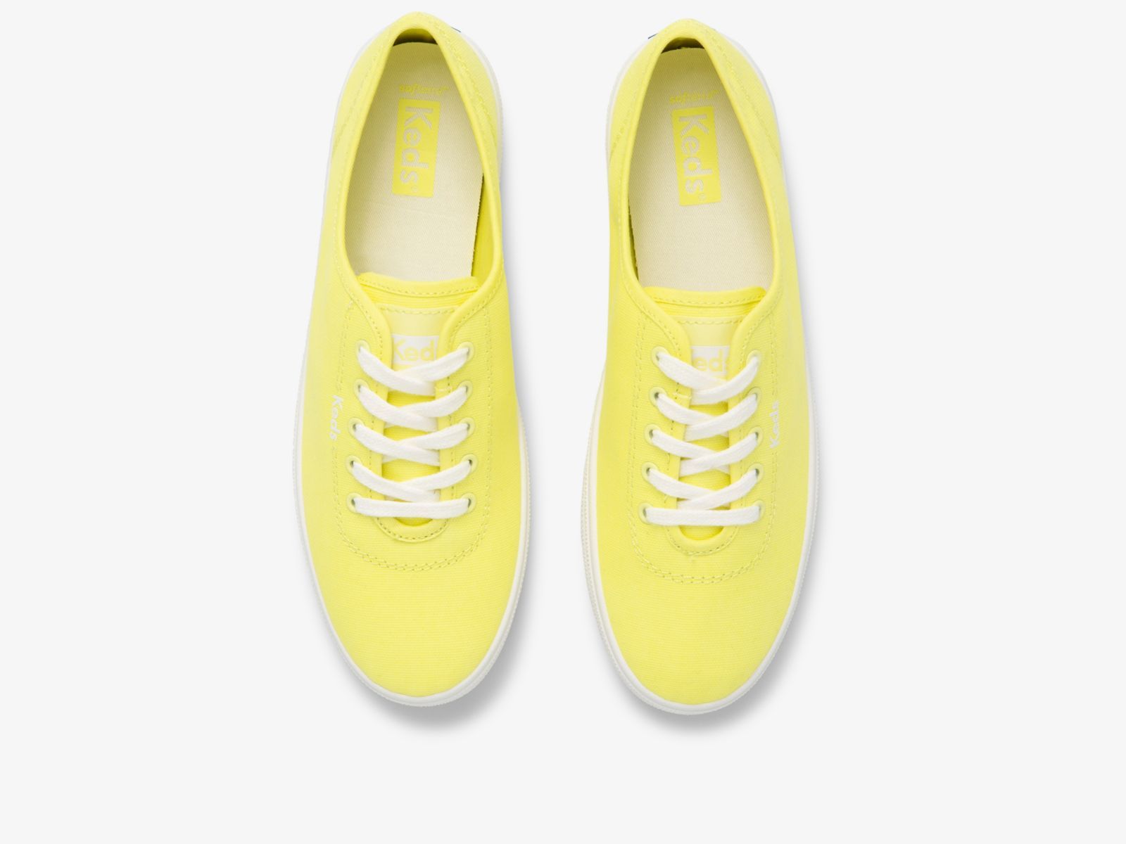 Keds Breezie Canvas Neon Gula | 4738QNUJO