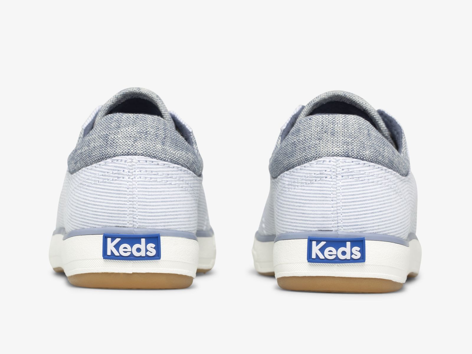 Keds Center Ii Chambray Stripe Blå | 8467NBMWR