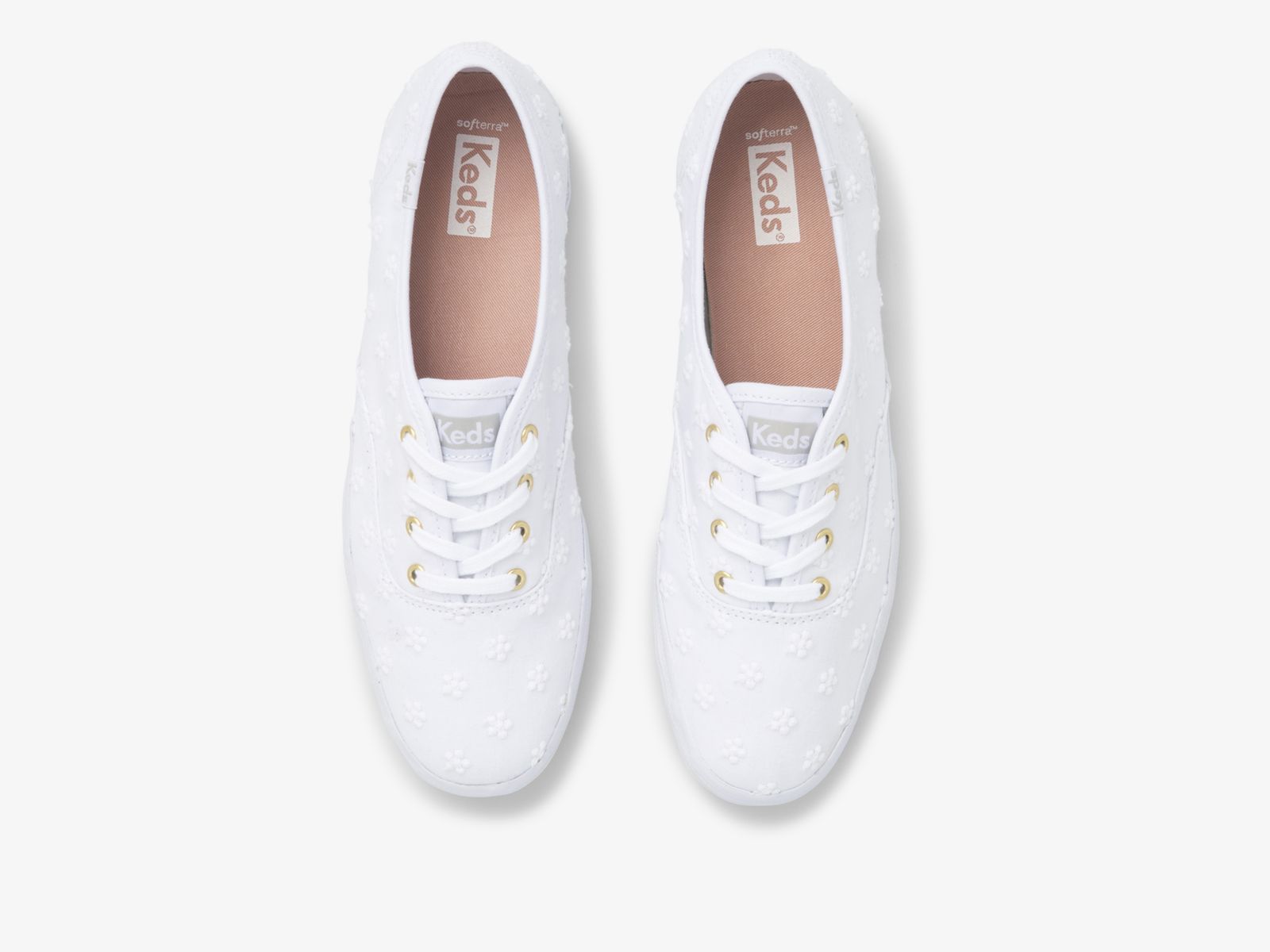 Keds Champion Daisy Eyelet Vita | 3572IJKYH