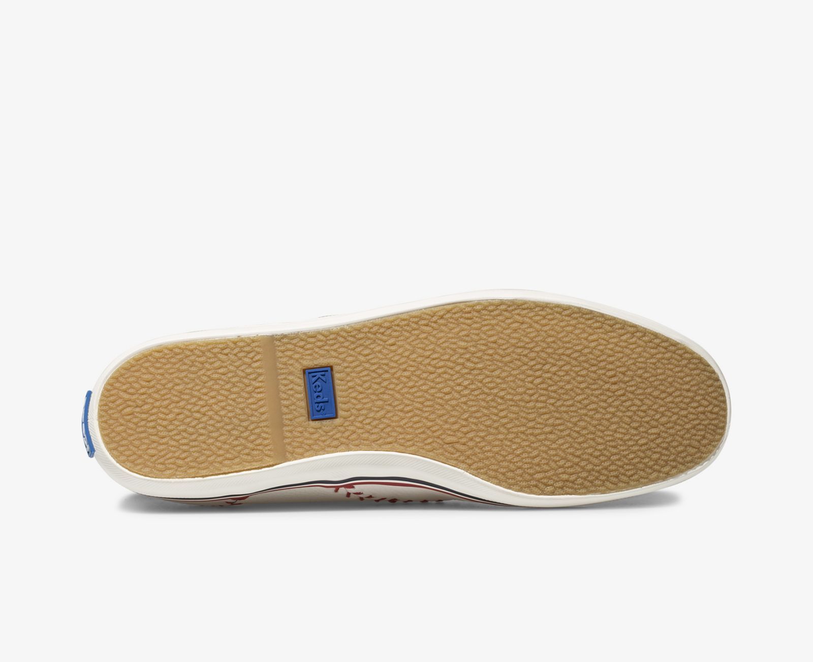 Keds Champion Pennant Läder Vita | 3761PQNZY