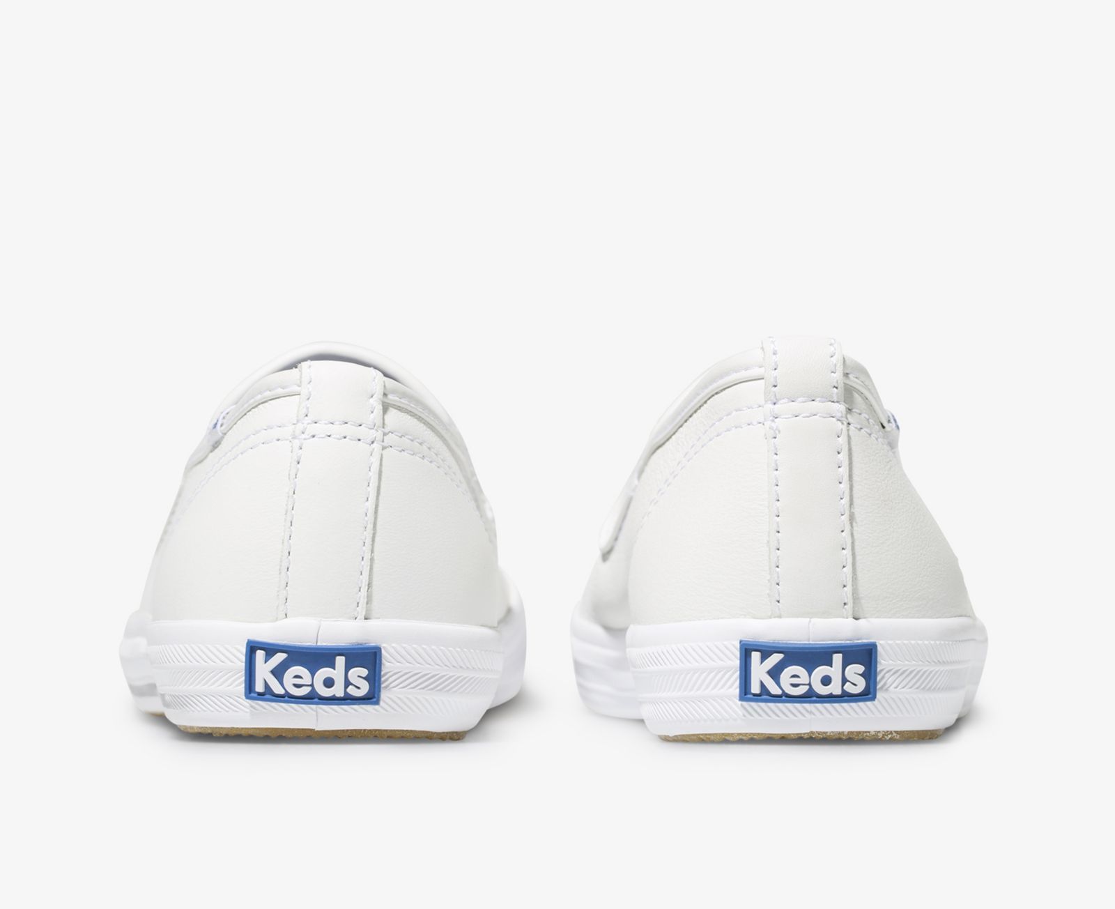 Keds Champion Slip On Läder Vita | 8015OIQGC