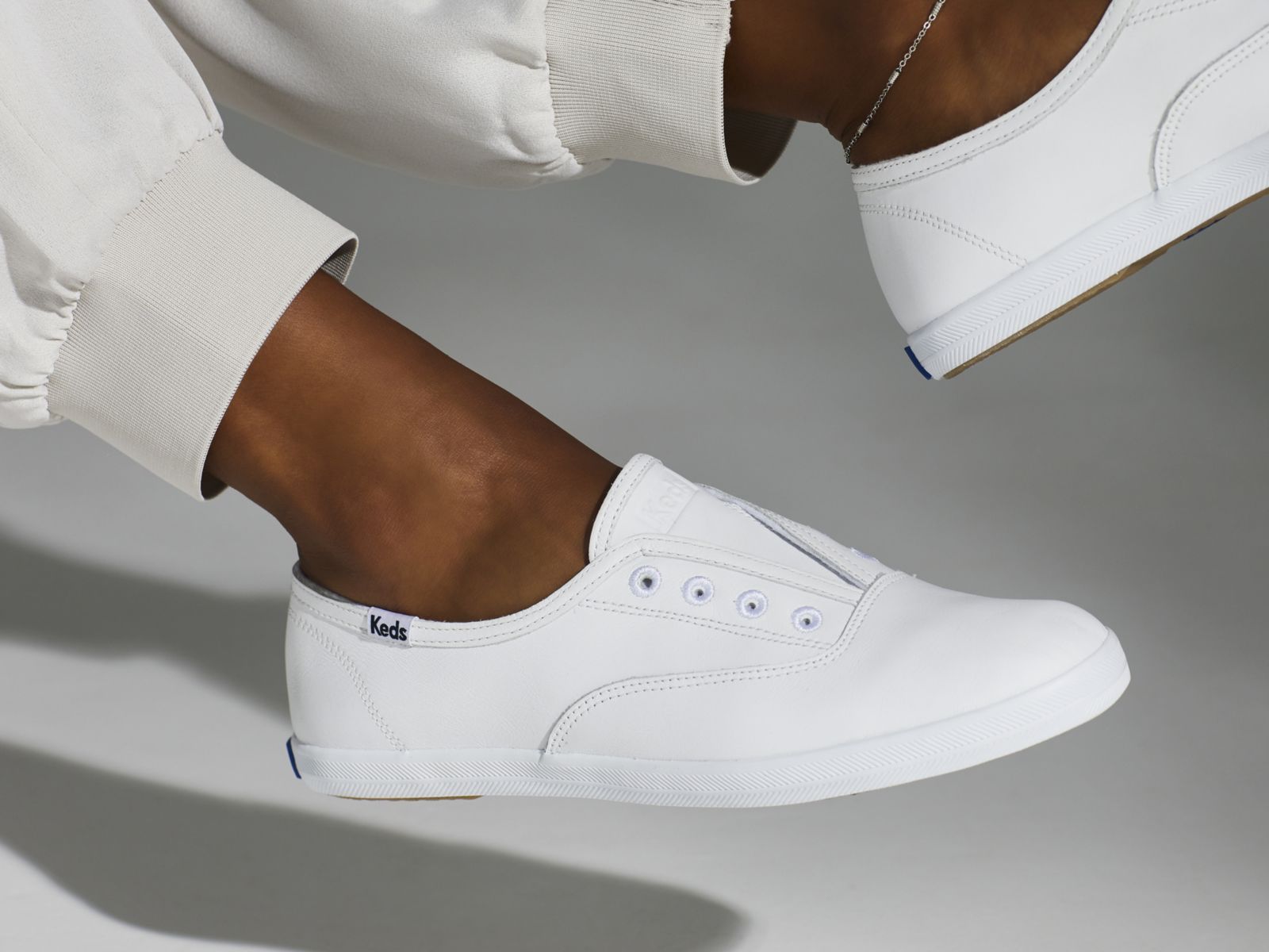 Keds Chillax Läder Vita | 3190RPZIF