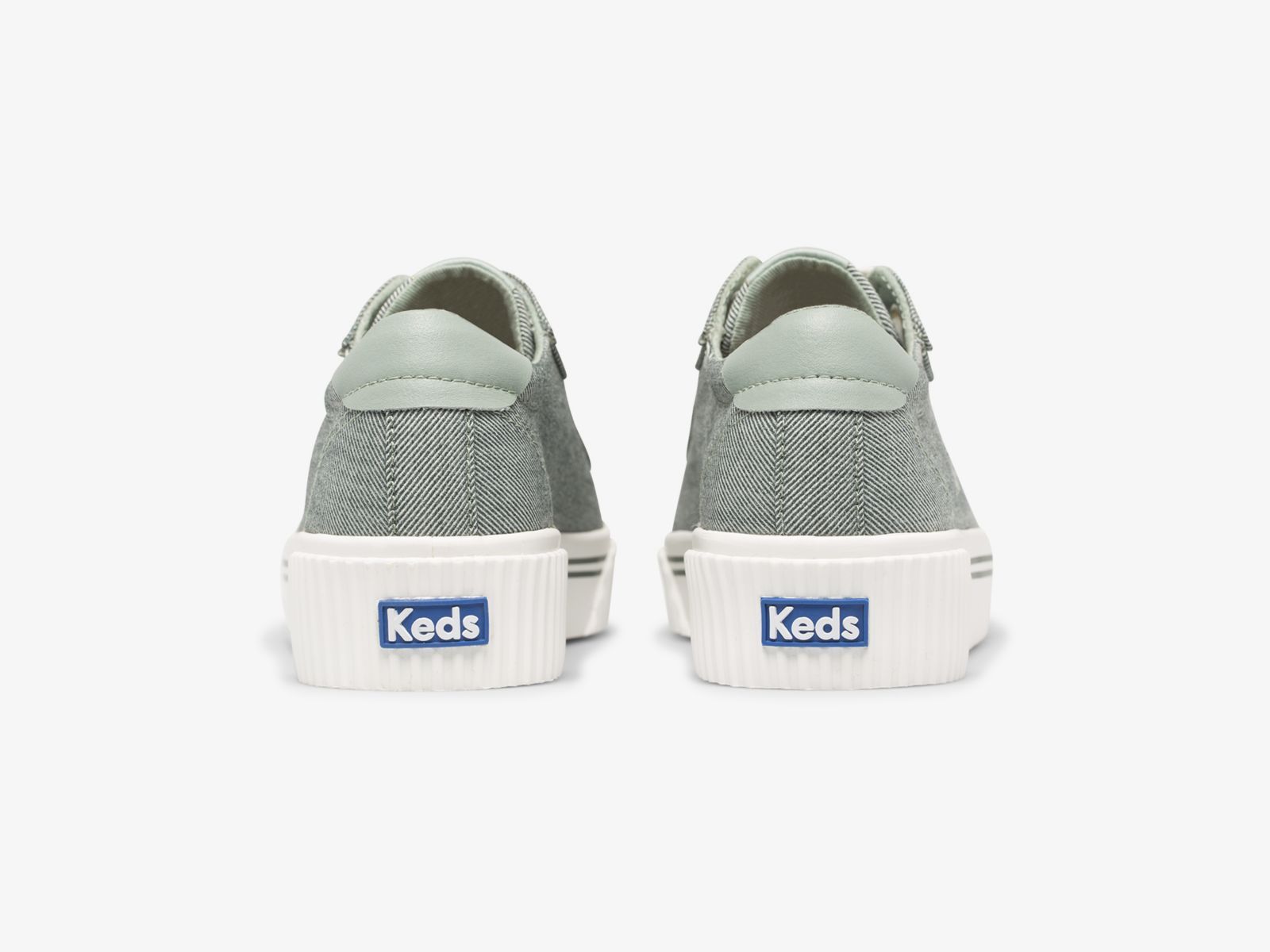 Keds Crew Kick Alto Soft Twill Olivgröna | 3862RXZIU