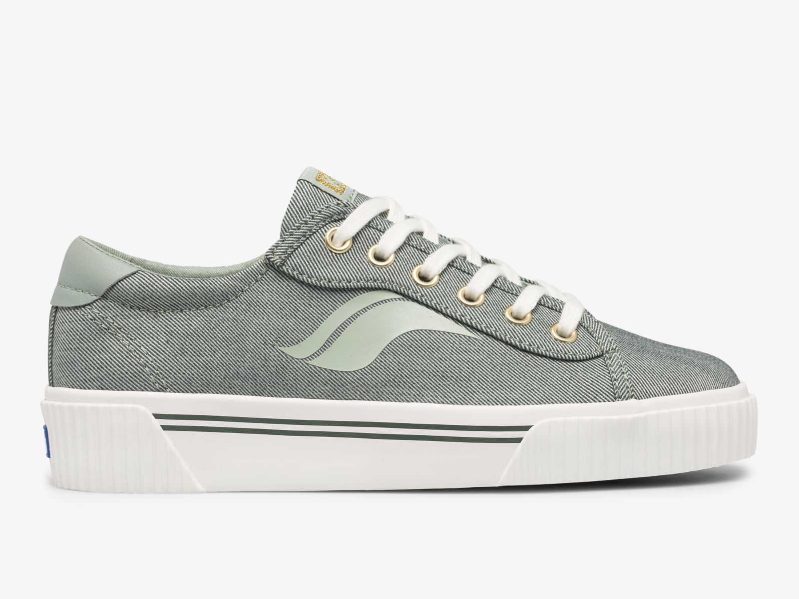 Keds Crew Kick Alto Soft Twill Olivgröna | 3862RXZIU