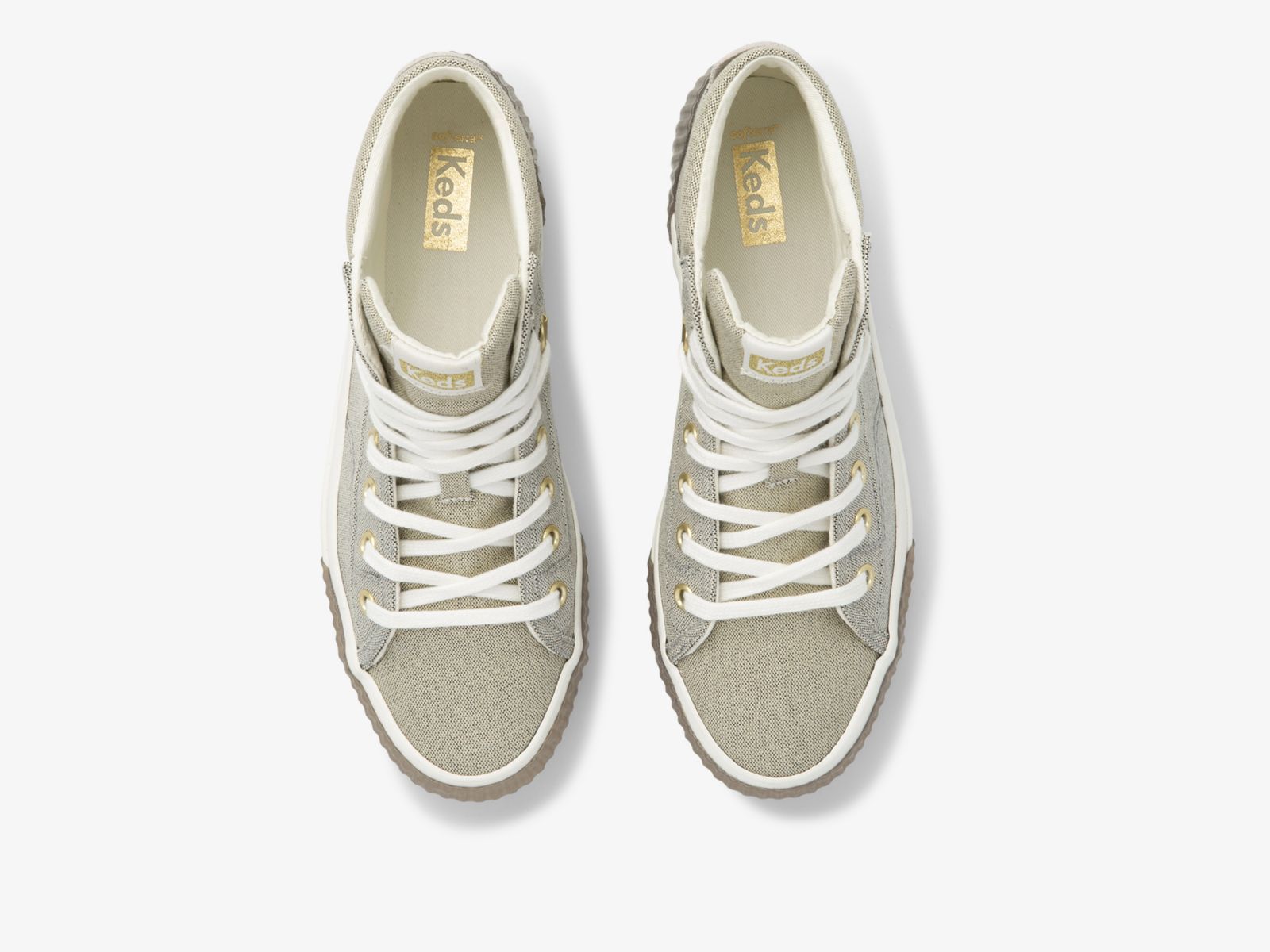 Keds Demi Trx Mid Metallic Canvas Metal Koppar | 5718JGSWX