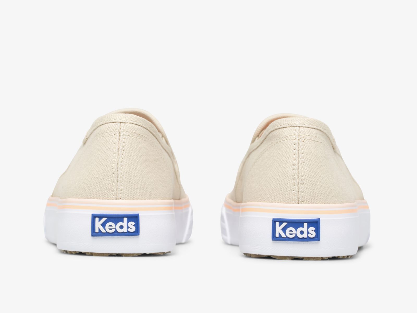 Keds Double Decker Canvas Washable Beige | 0654HGMFE