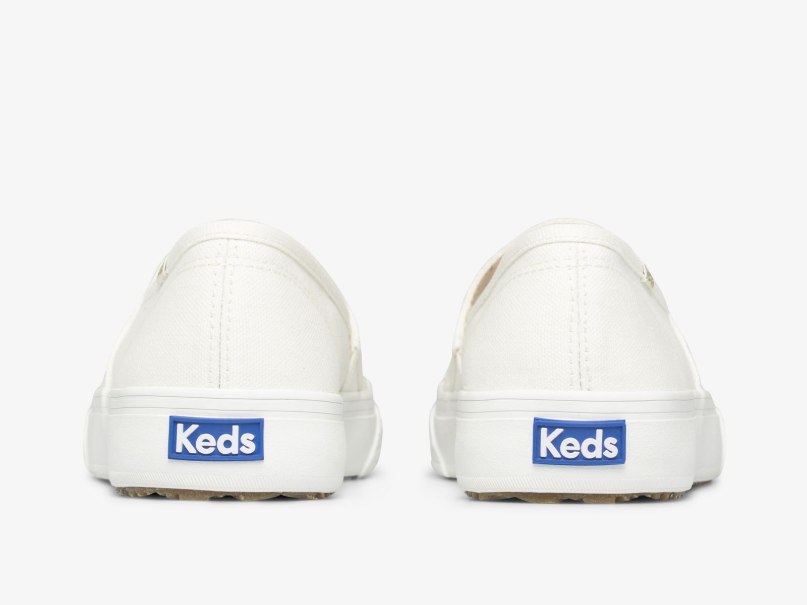 Keds Double Decker Wave Canvas Grädde | 5106FRHXP