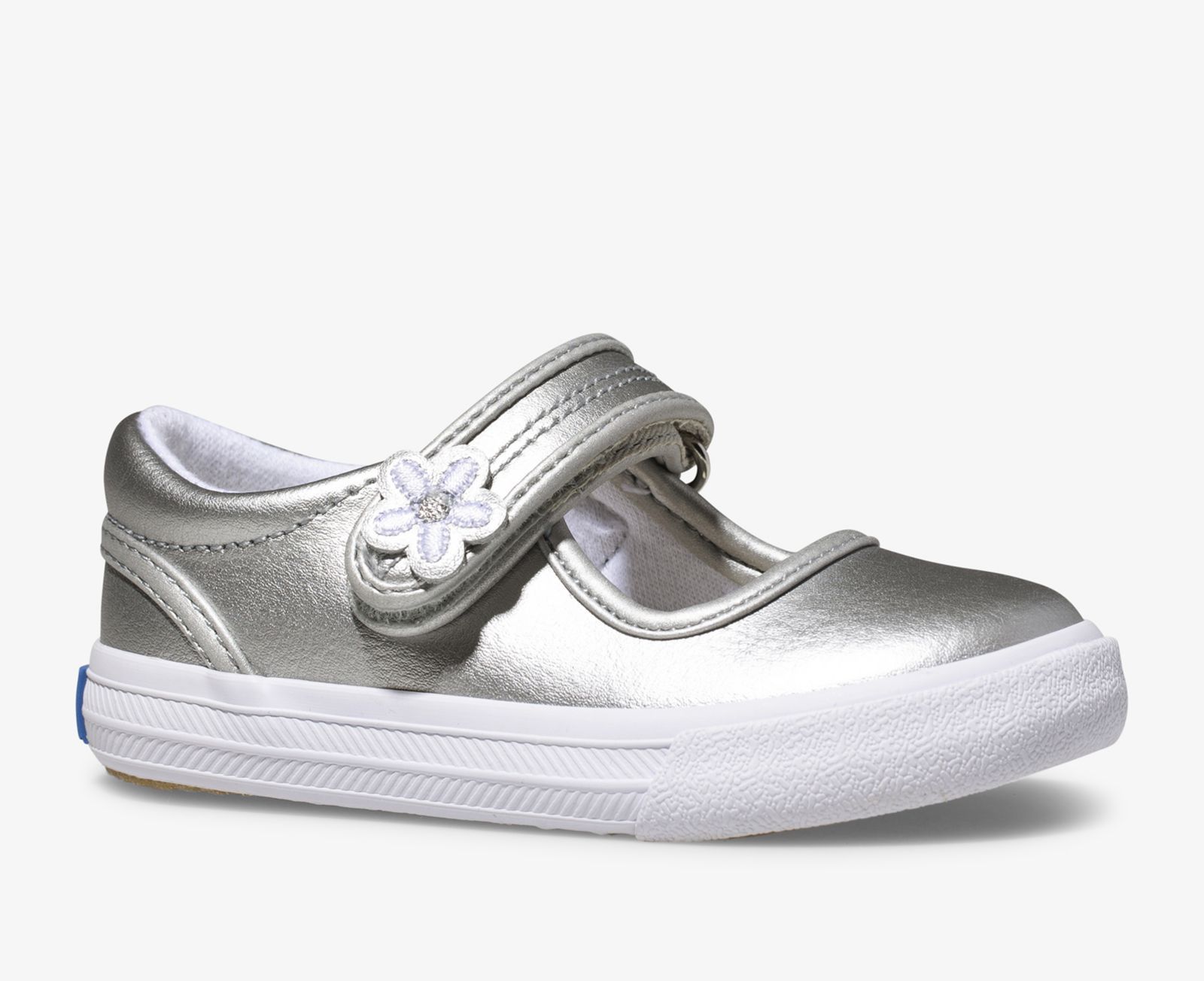 Keds Ella Mary Jane Silver Metal | 7841VRYHZ