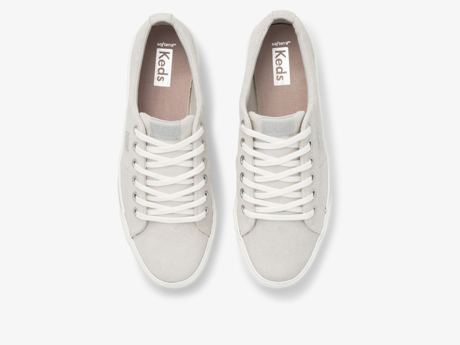 Keds Jump Kick Duo Metallic Mocka Silver | 1463DBGNX