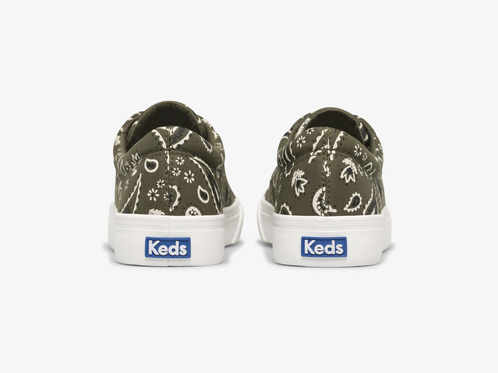 Keds Jump Kick Feat Organic Bandana Olivgröna | 3674POYZW