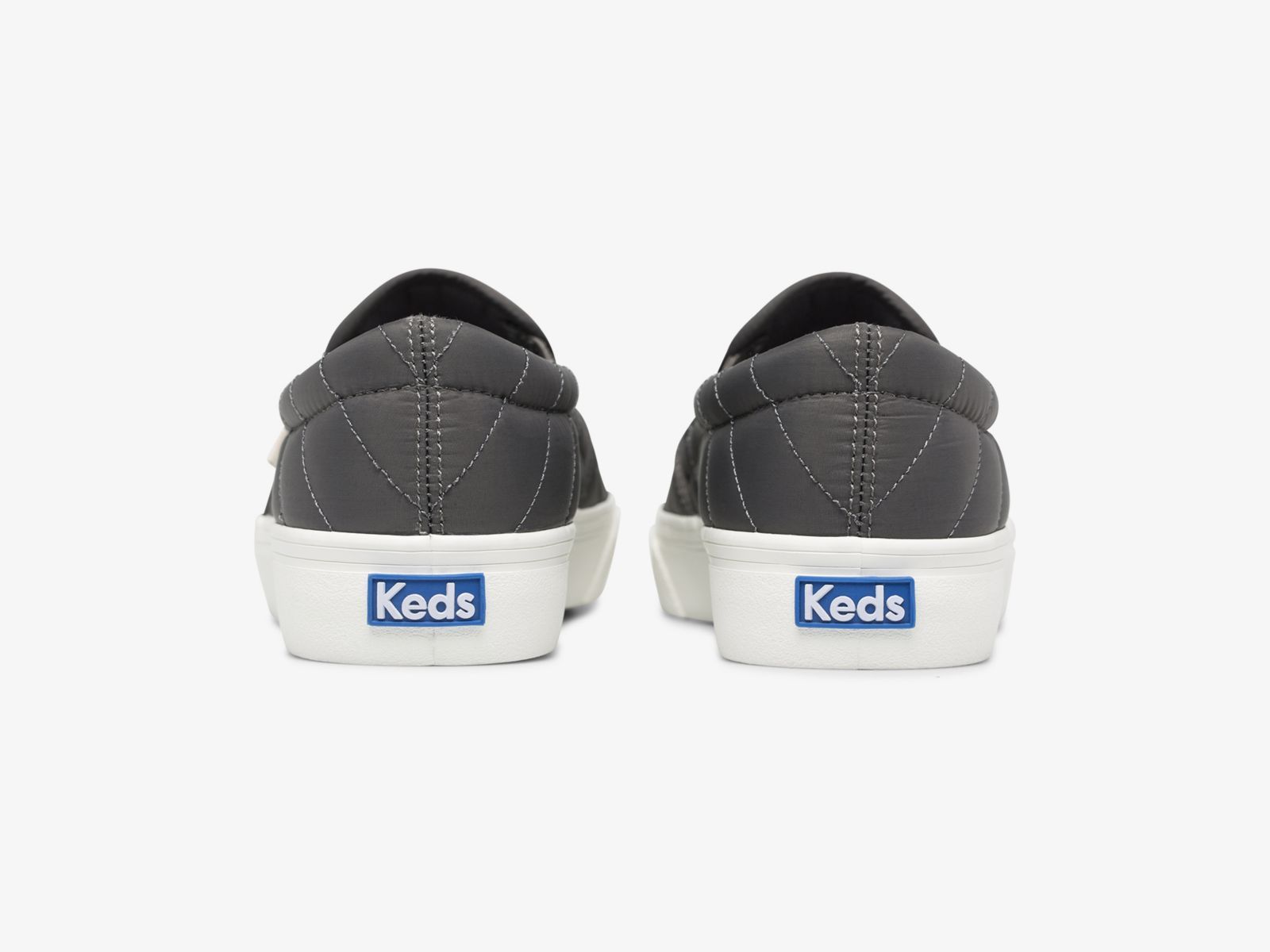 Keds Jump Kick Slip On Vatten Resistant Quiltad Puffer Grå | 3062NZTYM