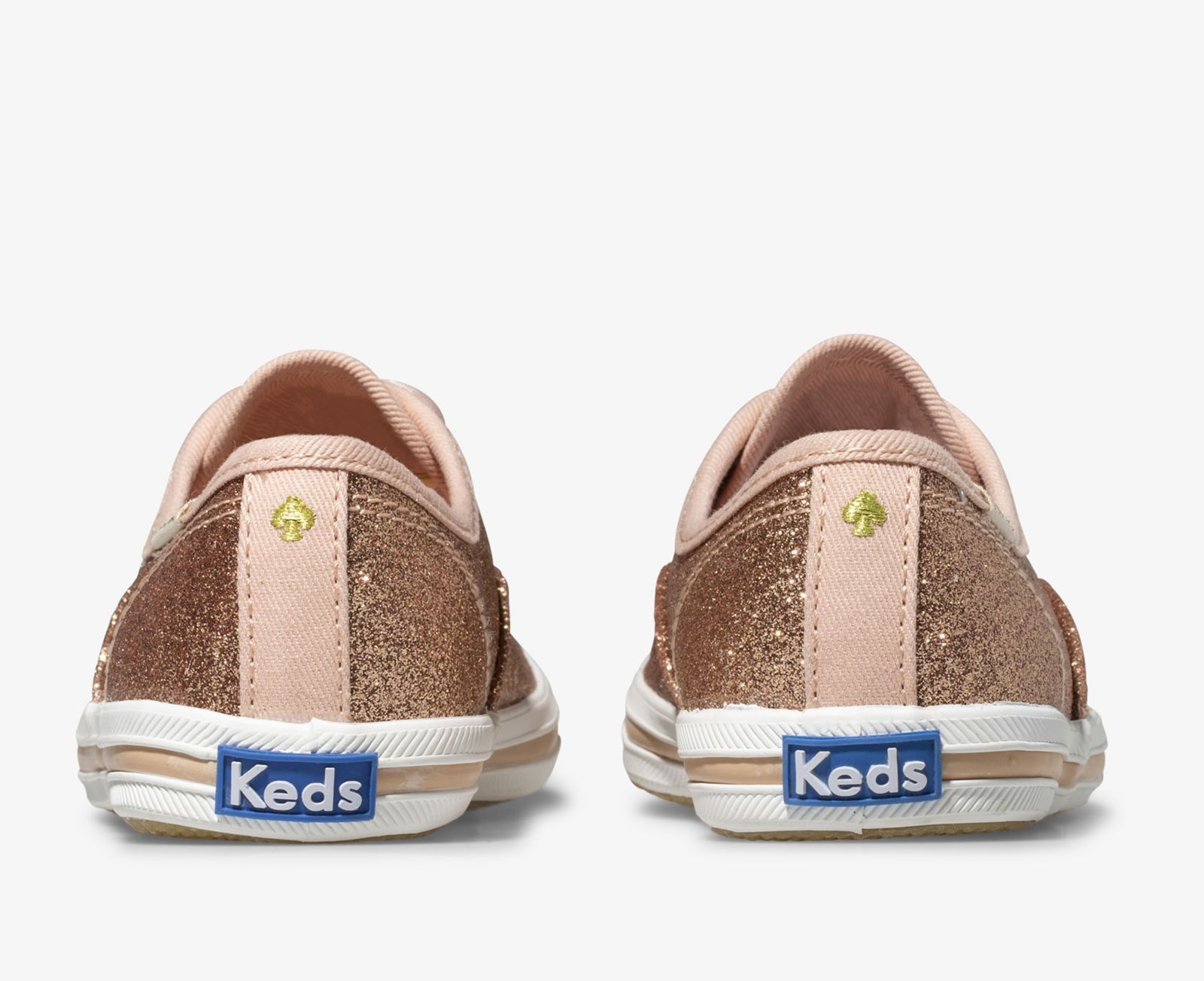 Keds Kate Spade New York Champion Glitter Sneaker Rosa Guld | 6158KZHVL