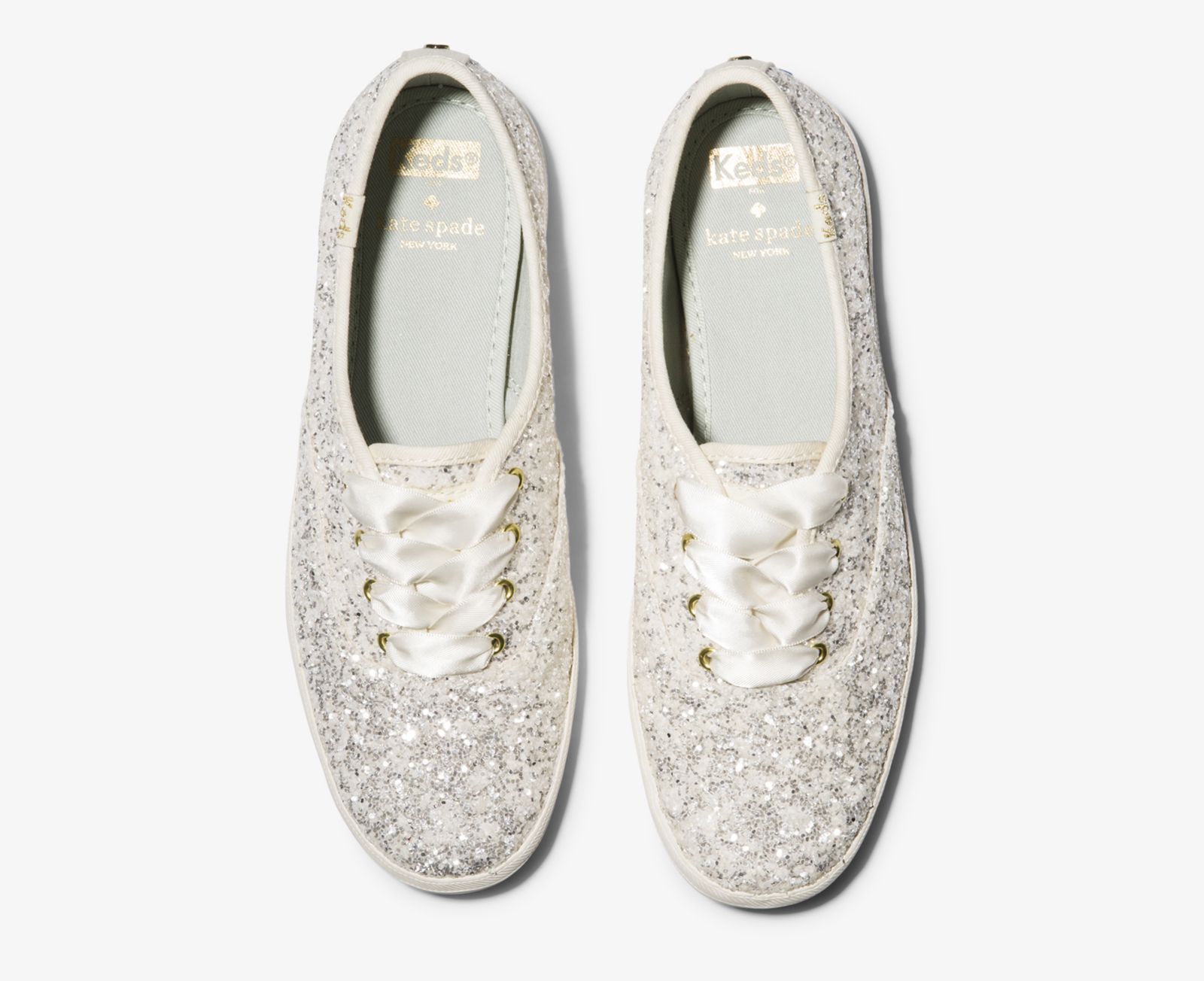 Keds Kate Spade New York Champion Glitter Grädde | 6309UOYEQ