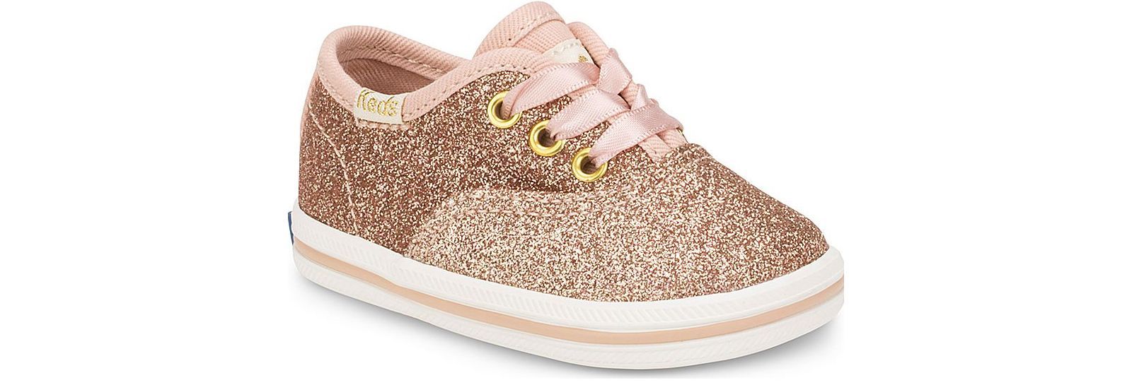 Keds Kate Spade New York Champion Glitter Crib Sneaker Rosa Guld | 9518DXYGZ