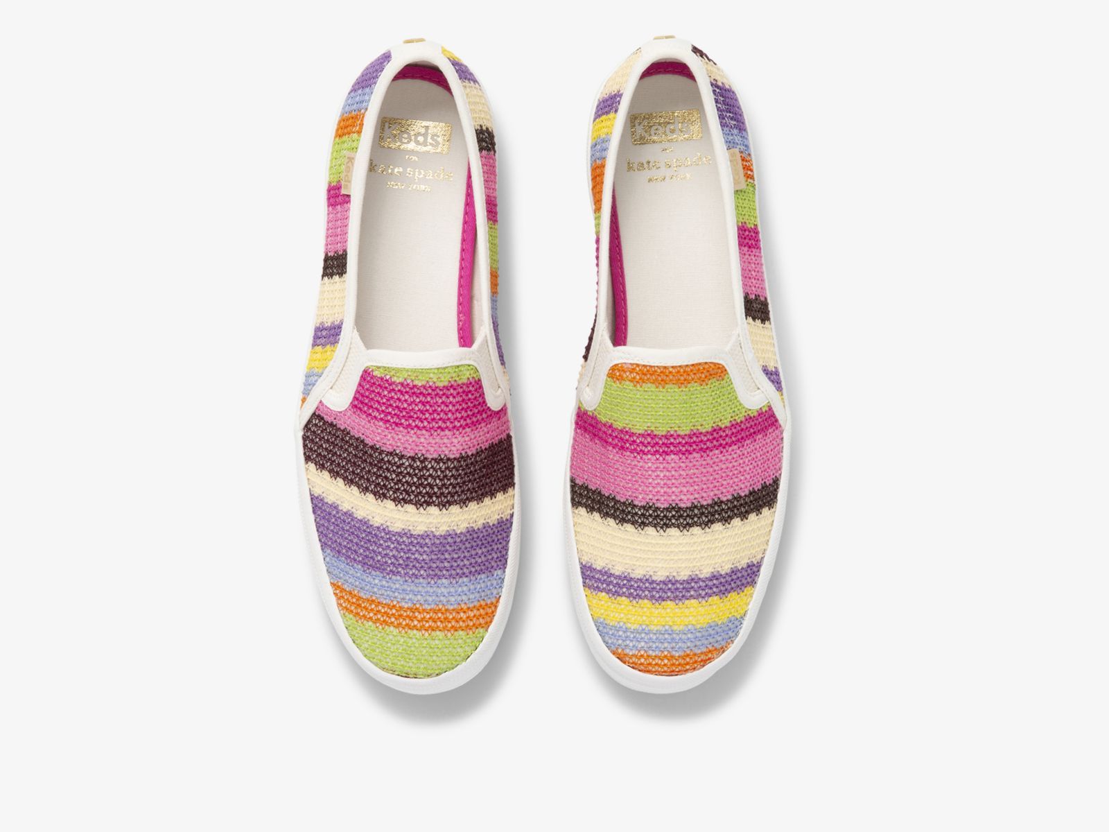 Keds Kate Spade New York Double Decker Crochet Rosa Olika Färger | 7694BVGRK