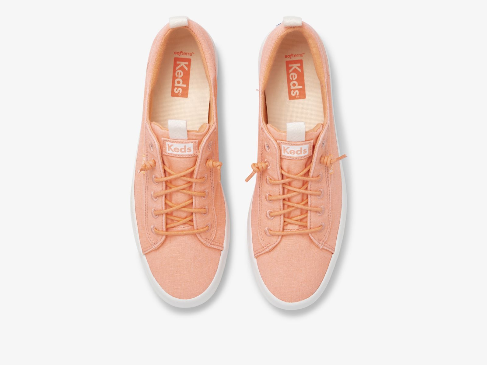 Keds Kickback Canvas Korall | 2460ZCYPJ