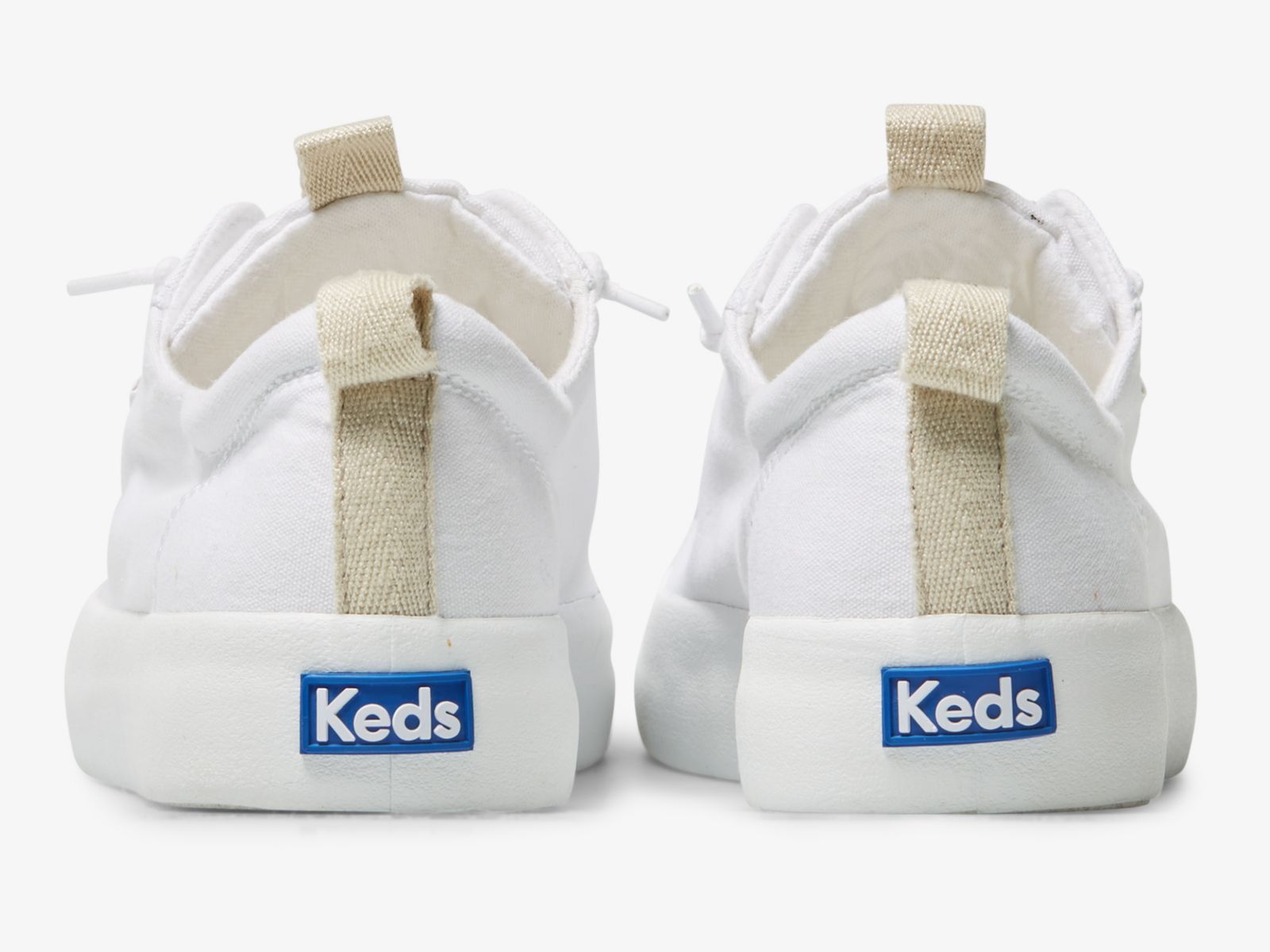 Keds Kickback Canvas Vita | 0692QGOUA