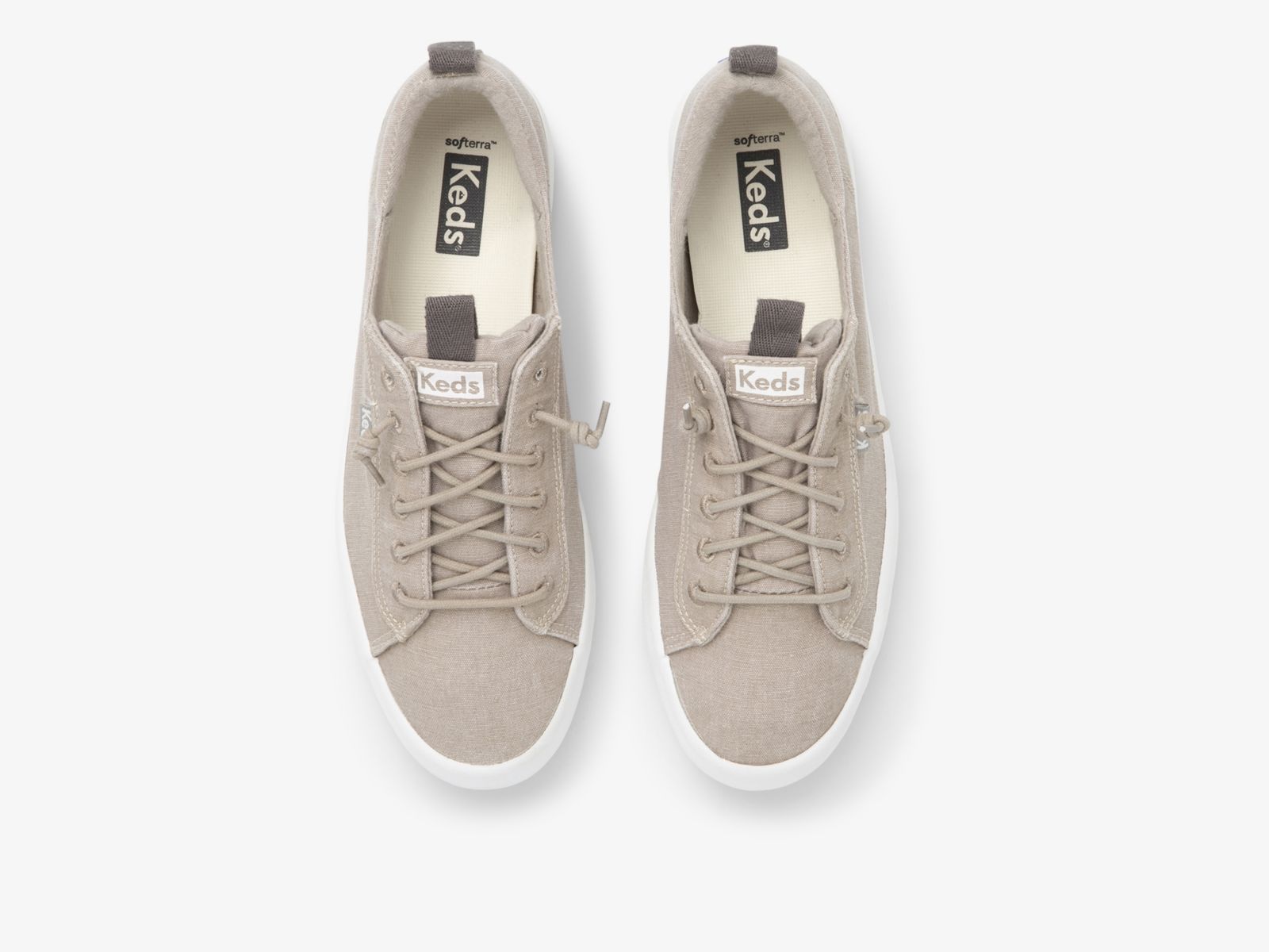 Keds Kickback Canvas Washable Grå | 7043NOHMX