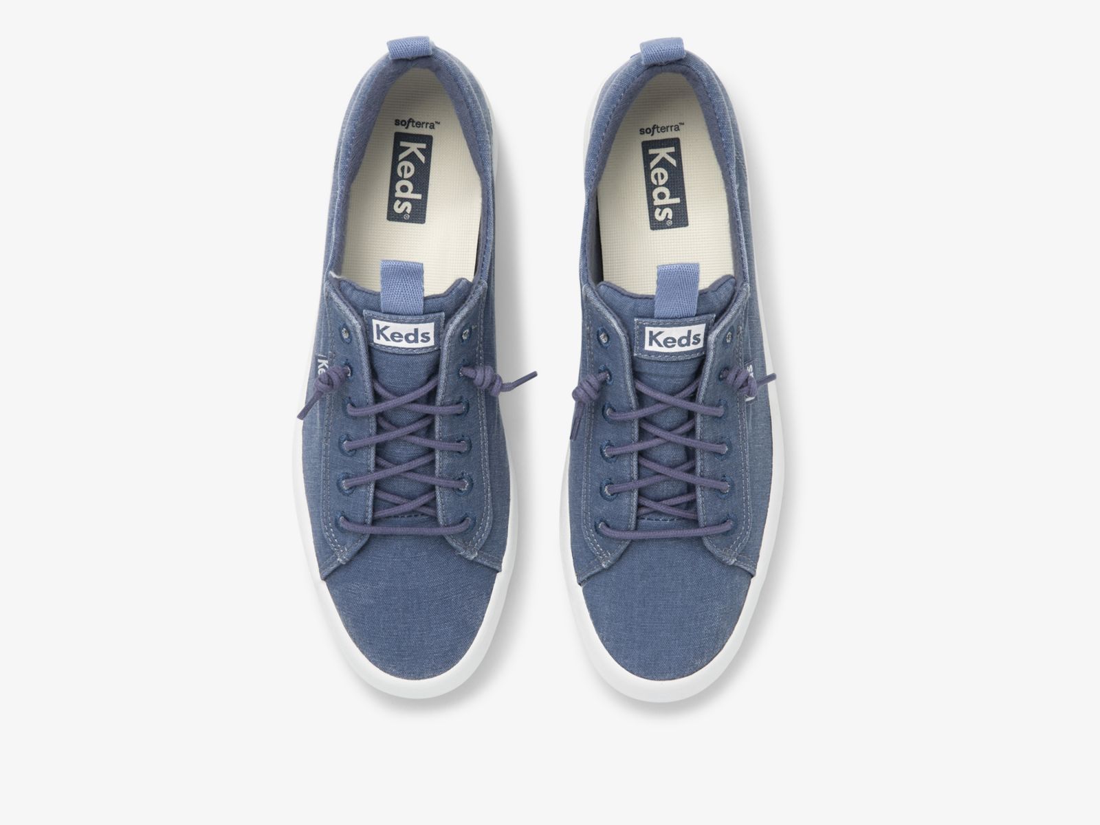 Keds Kickback Canvas Washable Marinblå | 7398AFPGX