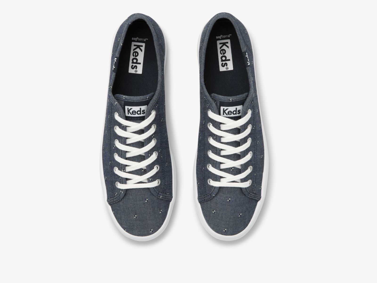 Keds Kickstart Dobby Jacquard Marinblå | 8540AWOES