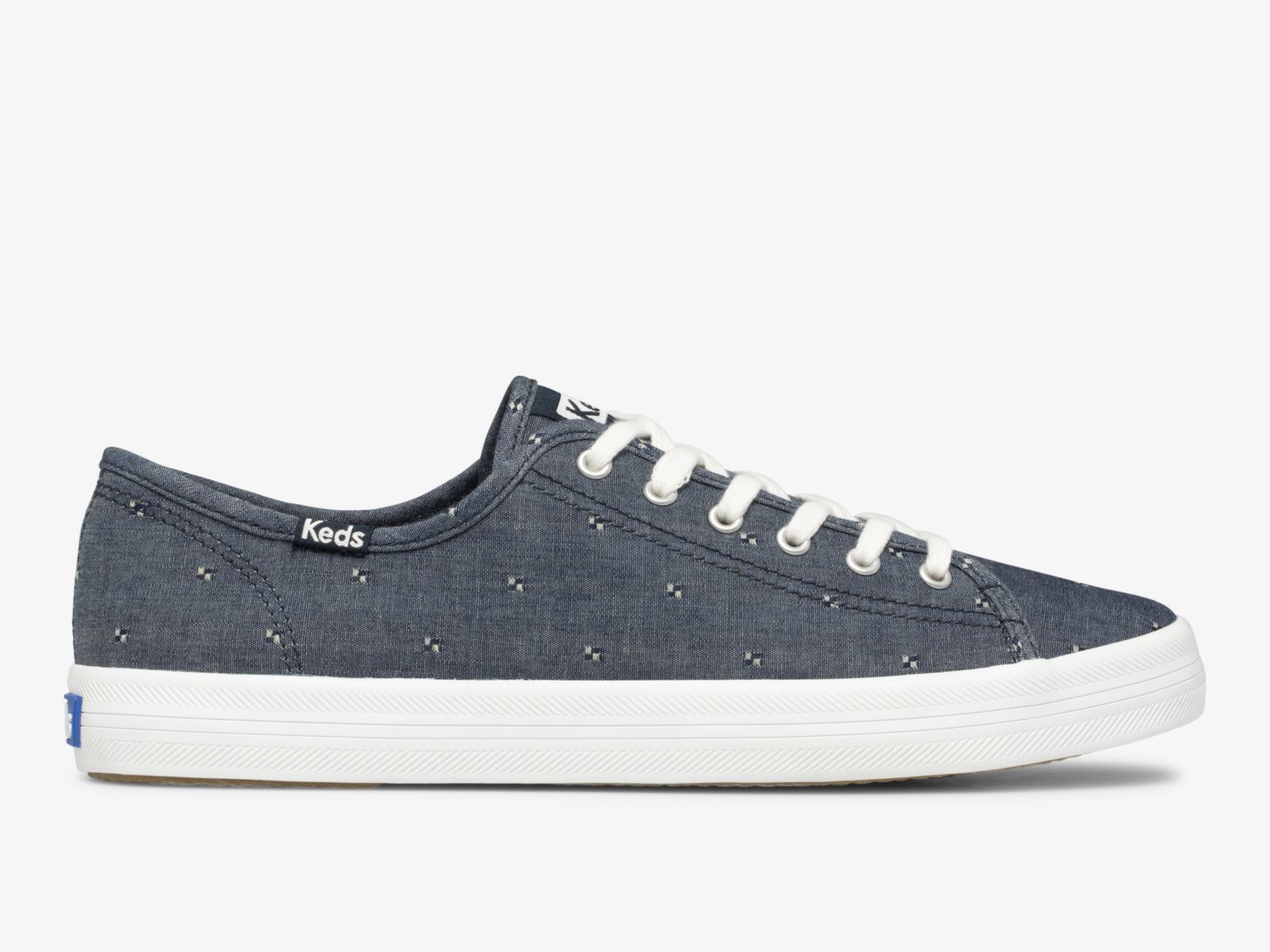 Keds Kickstart Dobby Jacquard Marinblå | 8540AWOES