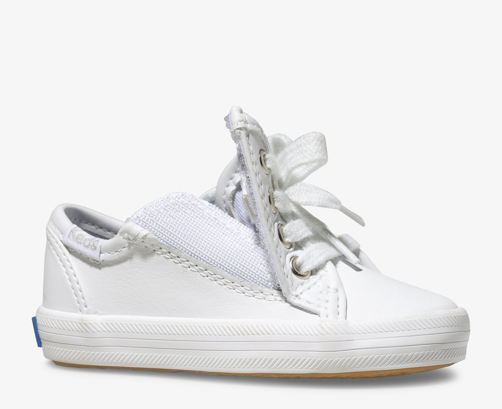 Keds Kickstart Jr Läder Sneaker Vita | 9746WSLPT