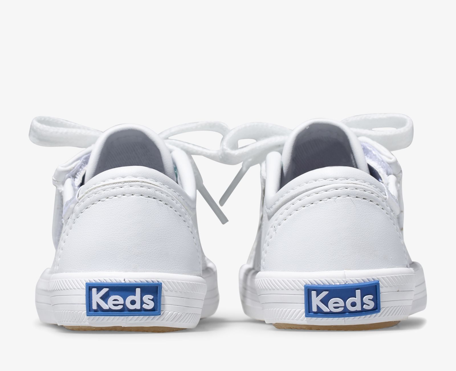 Keds Kickstart Jr Läder Sneaker Vita | 9746WSLPT