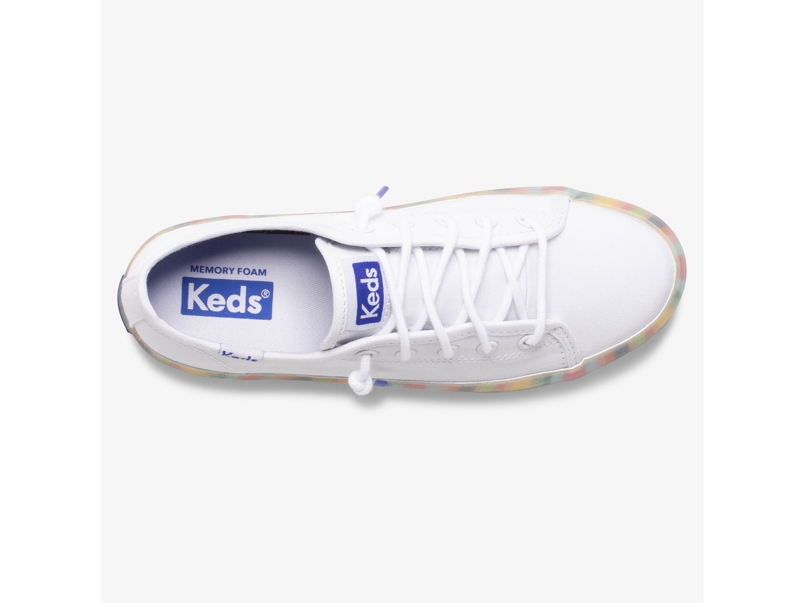 Keds Kickstart Seasonal Vita Olika Färger | 7293ZVOBD