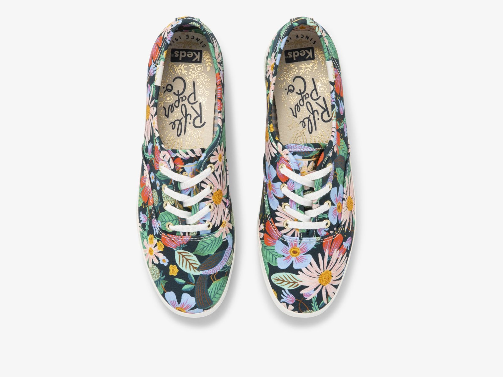 Keds Rifle Paper Co Champion Dovecote Marinblå Olika Färger | 5917HRMJN