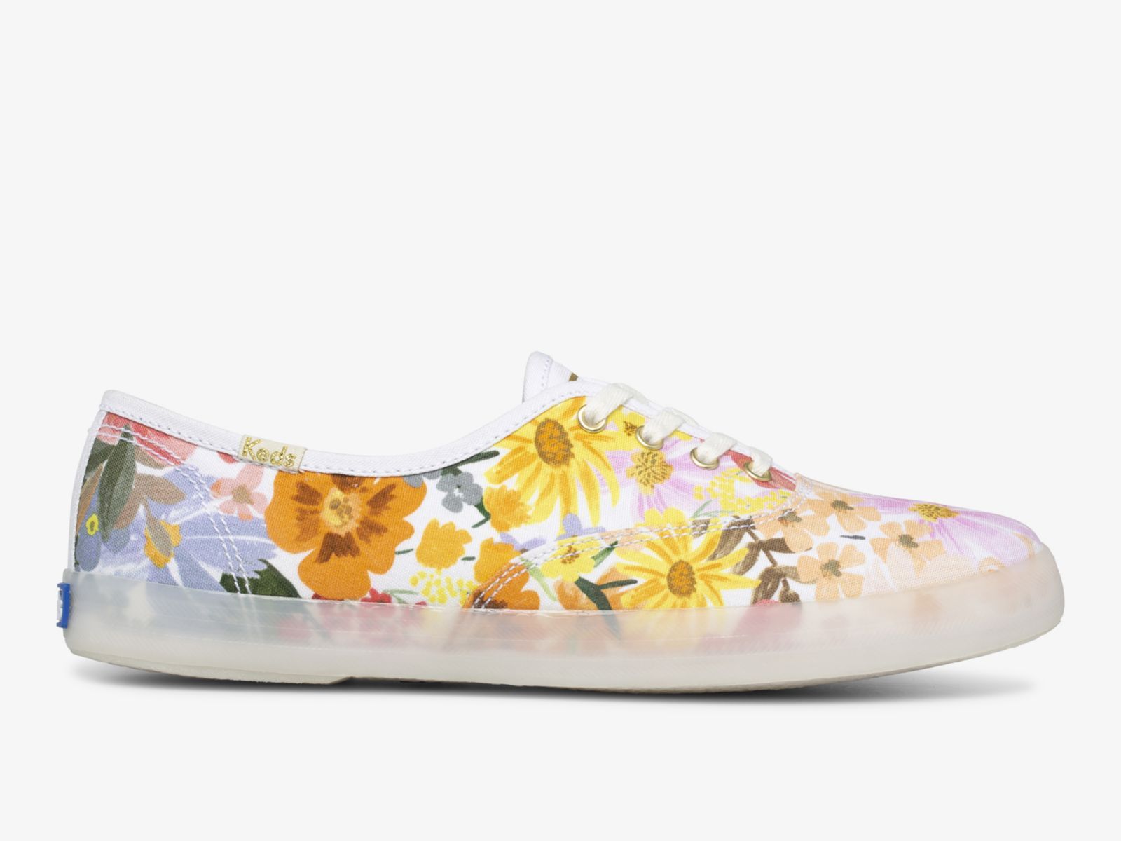 Keds Rifle Paper Co Champion Marguerite Rosa Gula Olika Färger | 5206DSMUX