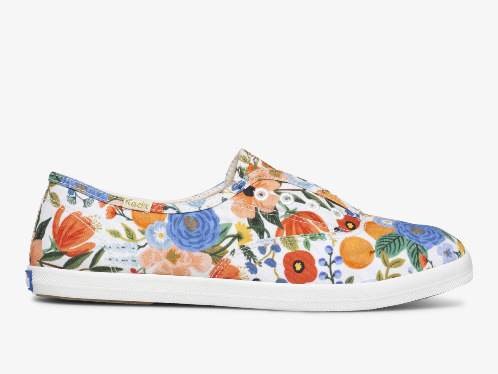 Keds Rifle Paper Co Chillax Citrus Garden Party Vita Olika Färger | 2537WBXYL