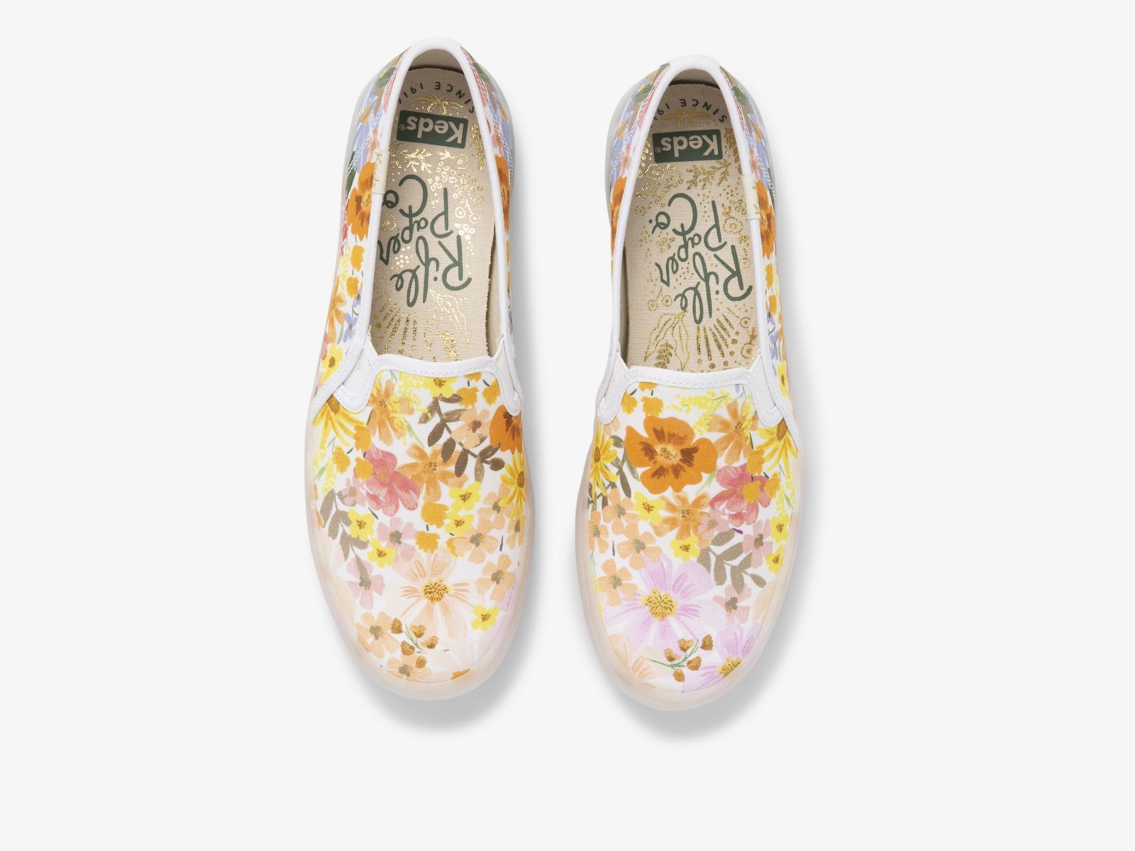 Keds Rifle Paper Co Double Decker Marguerite Rosa | 5869SVFMD