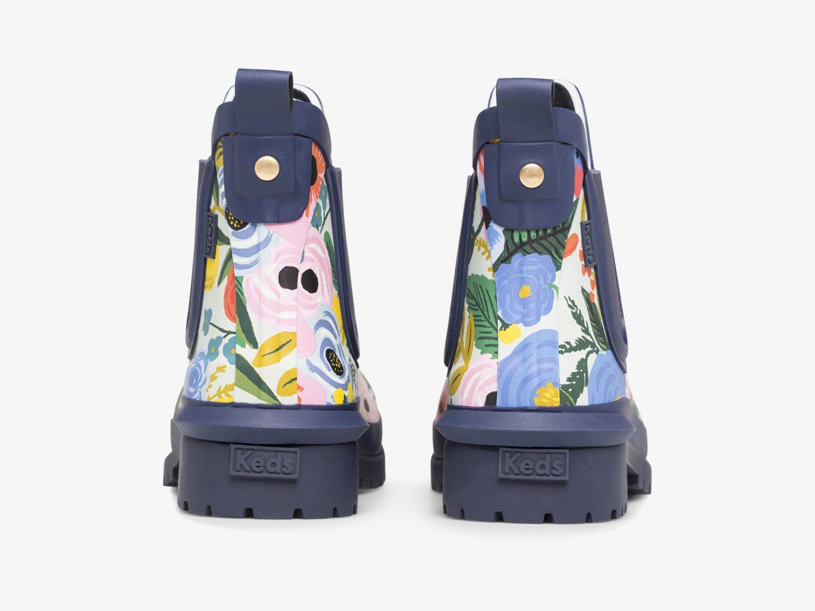 Keds Rifle Paper Co Rowan Rain Boot Garden Party Marinblå Olika Färger | 0316QKOHB