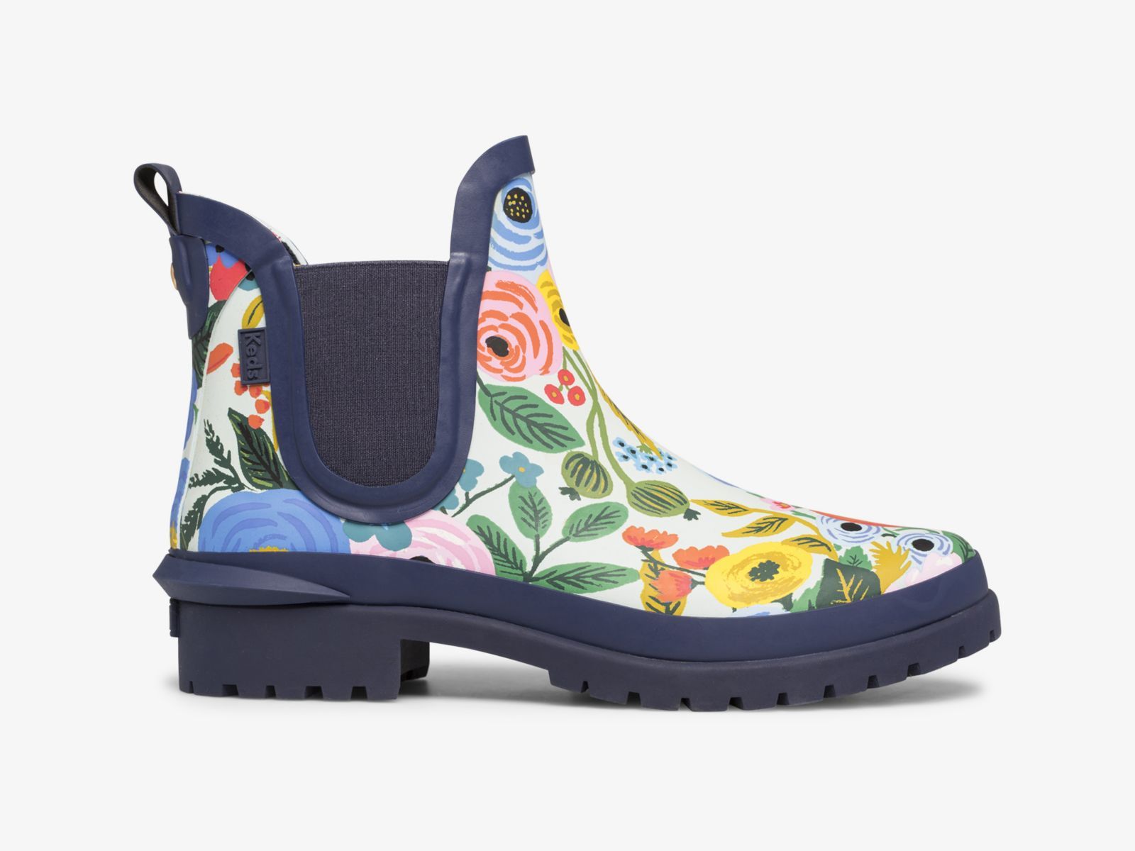 Keds Rifle Paper Co Rowan Rain Boot Garden Party Marinblå Olika Färger | 0316QKOHB