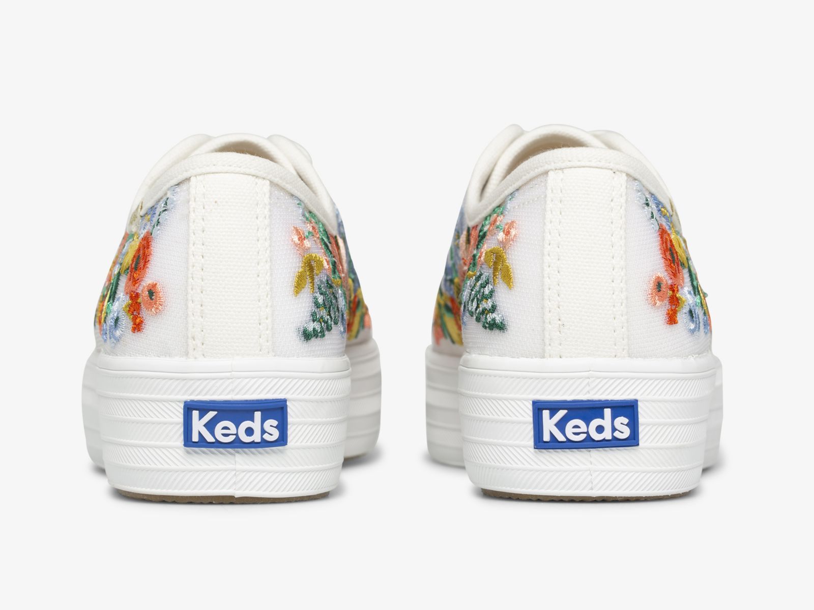 Keds Rifle Paper Co Triple Kick Citrus Garden Party Vita | 3721GBRSF