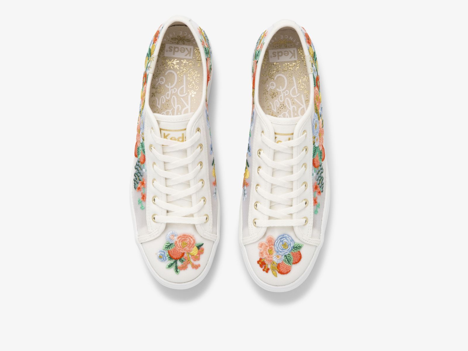 Keds Rifle Paper Co Triple Kick Citrus Garden Party Vita | 3721GBRSF