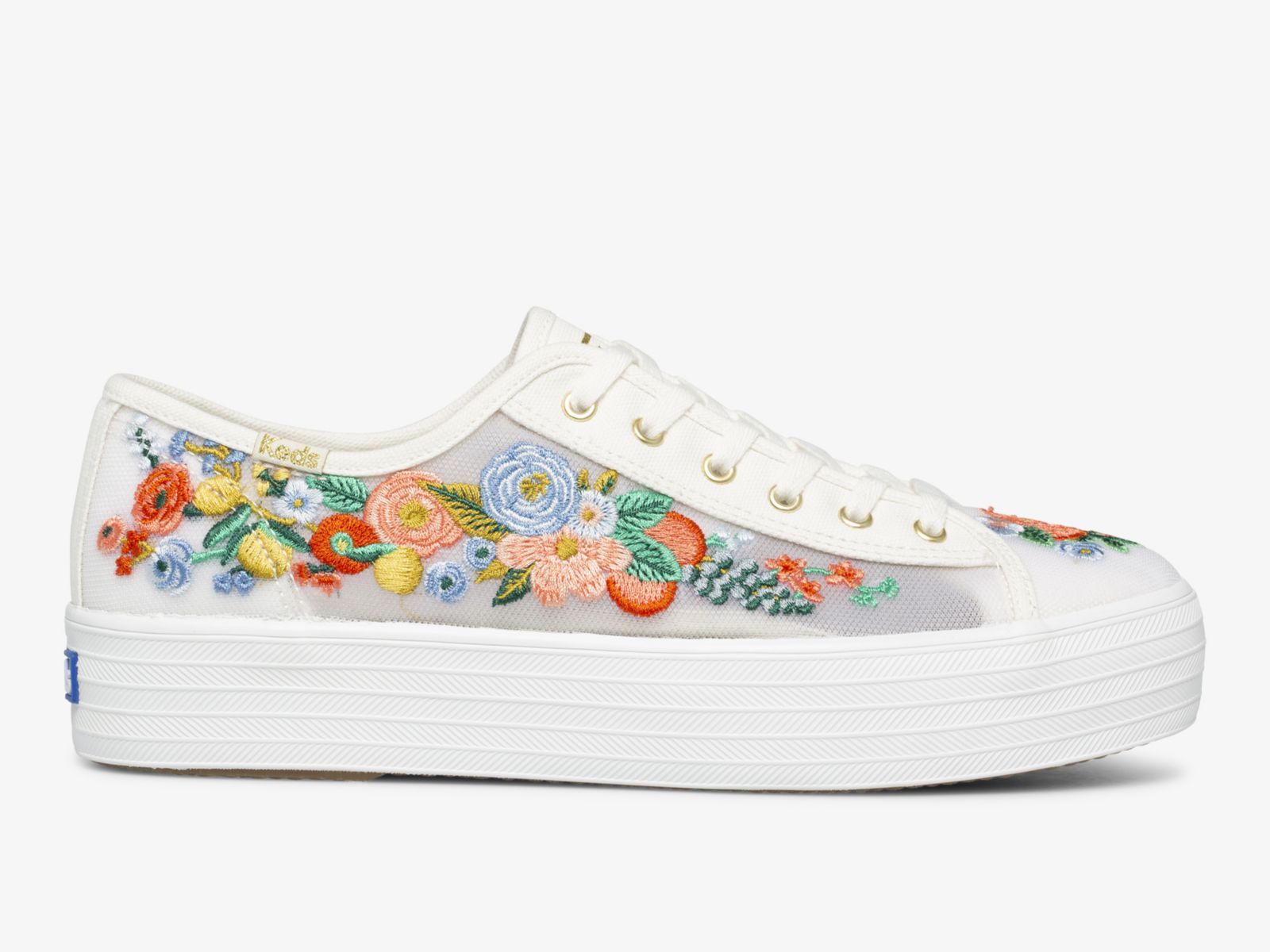 Keds Rifle Paper Co Triple Kick Citrus Garden Party Vita | 3721GBRSF