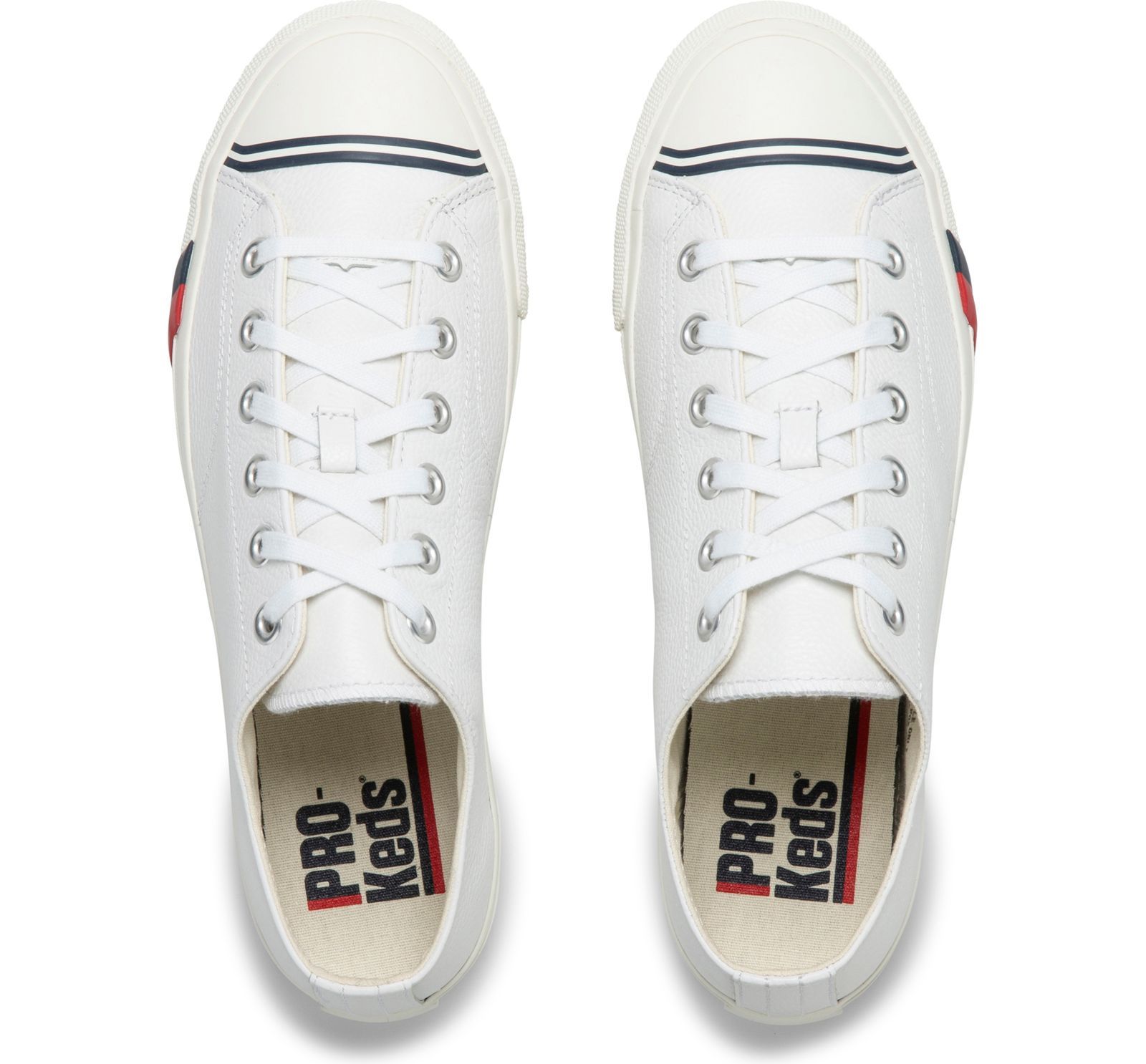 Keds Royal Lo Klassiska Läder Vita | 0479ZETSK